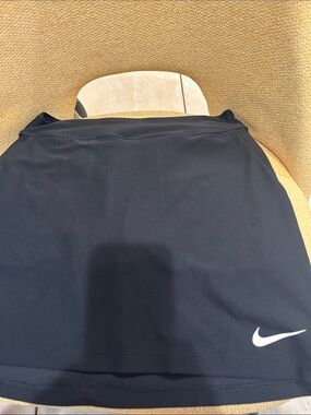 Nike Black Skort with White Swoosh Accent
